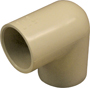 NIBCO T00125C Pipe Elbow, 1 in, 90 deg Angle, CPVC, 40 Schedule