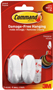 Command 17082 Designer Hook, 1/4 in Opening, 1 lb, 2-Hook, Plastic, White