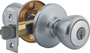 Kwikset 94002-441 Tylo Entry Knob; Metal/Satin; Satin Chrome