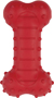 DOGZILLA 52038 Squeaky Dog Toy; L; Treat Bone Toy; Rubber; Red