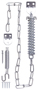 ProSource 15001-U-PS Door Stop Chain Kit; 15-1/2 in L; Steel; Zinc