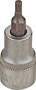 Vulcan 3505002720 Fractional Star Bit Socket, T15 Tip, Chrome