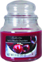 CANDLE-LITE 3827565 Jar Candle; Juicy Black Cherries Fragrance; Burgundy