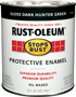 RUST-OLEUM STOPS RUST 7733502 Protective Enamel, Gloss, Dark Hunter Green, 1