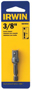 IRWIN 3567841C Socket Adapter; 3/8 in Drive; Square Drive; 2 in L; Steel
