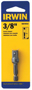 IRWIN 3567841C Socket Adapter, 3/8 in Drive, Square Drive, Steel