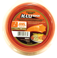 ARNOLD Maxi Edge WLM-H95 Trimmer Line, 0.095 in Dia, 100 ft L, Polymer,