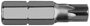 Irwin 3513211C Insert Bit, T15, Torx, 1 in OAL, High Grade S2 Tool Steel