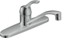 Moen Adler CA87526 Kitchen Faucet; 1.5 gpm; Stainless Steel; Chrome; Deck