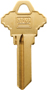 HY-KO 21200SC1BR Key Blank; Brass; For: Schlage Cabinet; House Locks and