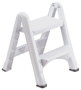 Rubbermaid EZ Step FG420903WHITE Folding Step Stool, White