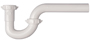 Plumb Pak PP941W P-Trap; 1-1/4 in; Slip Joint; Plastic; White
