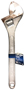 Vulcan JL15024 Adjustable Wrench, 24 in OAL, 2-7/16 in Jaw, Steel, Chrome,