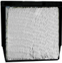 EssickAir 1040 Wick Filter; 9 in L; 1-1/2 in W; Plastic Frame; White; For: