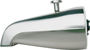 Plumb Pak PP825-31 Bathtub Spout; 3/4 in Connection; IPS; Chrome; For: 1/2