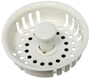 Plumb Pak PP820-26 Basket Strainer with Adjustable Post, Plastic, For: Most