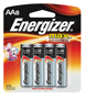Energizer E91 Series E91MP-8 Alkaline Battery; AA Battery; Zinc; Manganese