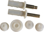 Johnson Hardware 1832PPK3 Door Pivot and Guide, Steel, Zinc, Top Mounting
