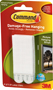 Command 17206 Picture Hanging Strip, 4 lb/set, Foam, White