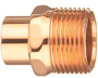 EPC 104-2 Series 30436 Street Pipe Adapter, 1/2 in, FTG x MIP, Copper
