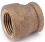 Anderson Metals 738119-0604 Reducing Pipe Coupling, 3/8 x 1/4 in, FIPT,