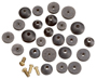 Plumb Pak PP805-21 Faucet Washer Assortment, Brass/Rubber, For: Sink and