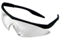 MSA 10049188 Safety Glasses; Anti-Fog Lens; Black Frame