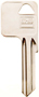 HY-KO 11010Y1E Key Blank, Brass, Nickel, For: Yale Cabinet, House Locks and