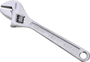 Vulcan Adjustable Wrench, 6 In Oal, Drop Forged Vanadium, Chrome