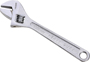 Vulcan Adjustable Wrench, 10 In Oal, Drop Forged Vanadium, Chrome