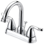 Boston Harbor TQ-5111080CP Lavatory Faucet, 1.2 gpm, 2-Faucet Handle,