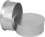 Imperial GV0733 Round End Cap, Galvanized