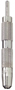 GENERAL Jiffy 806 Self-center Punch; 3/8 in Tip; 2-1/2 in L; Steel