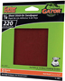 Gator 4072 Sanding Sheet, 4-1/2 in L, 4-1/2 in W, Extra Fine, 220 Grit,