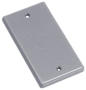 Carlon HB1BL Handy Box Cover, 4-5/16 in L, 2-3/8 in W, Polycarbonate, Gray
