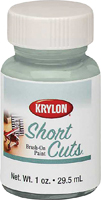 Krylon KSCB004 Brush-On Paint, High-Gloss, Chrome, 1 oz, Bottle