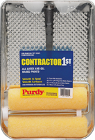Purdy Contractor 1st 140810200 Roller and Tray Kit, Yellow