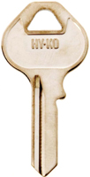 HY-KO 11010M16 Key Blank, Brass, Nickel, For: Master Locks and Padlocks