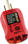 GB GFI-3501 Fault Receptacle Tester and Circuit Analyzer, Red