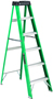 Louisville FS4006 Step Ladder; 124 in Max Reach H; 5-Step; 225 lb; Type II