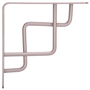 ProSource SB-025PS Contemporary and Decorative Shelf Bracket, 132 lb/Pair,