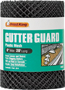 Frost King VX620 Gutter Guard, 20 ft L, 6 in W, Vinyl, Black