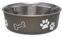 Loving Pets 7406LE Pet Feeding Bowl, L, 52 oz Volume, Polyresin/Stainless