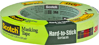 Scotch 2060-2 Masking Tape; 60 yd L; 2 in W; Crepe Paper Backing; Green