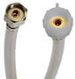 FLUIDMASTER B4TV12 Toilet Connector, 1/2 in Inlet, FIP Inlet, 7/8 in Outlet,
