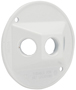 BELL 5197-6 Electrical Box Cover, 4-1/8 in Dia, 1.094 in L, Round, Aluminum,