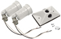 HUBBELL 5621-6 Lamp Holder, 120 V, 75 to 150 W, White