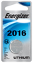Energizer ECR2016BP Coin Cell Battery, CR2016 Battery, Lithium, Manganese