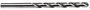 IRWIN 81117 Jobber Drill Bit, 0.173 in Dia, 3-3/8 in OAL, Spiral Flute,