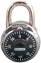 Master Lock 1500T Combination Dial Padlock; 9/32 in Dia Shackle; 3/4 in H